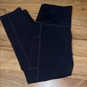 Colorfulkoala Cropped Leggings Women’s Small Dark Gray High Rise Athletic